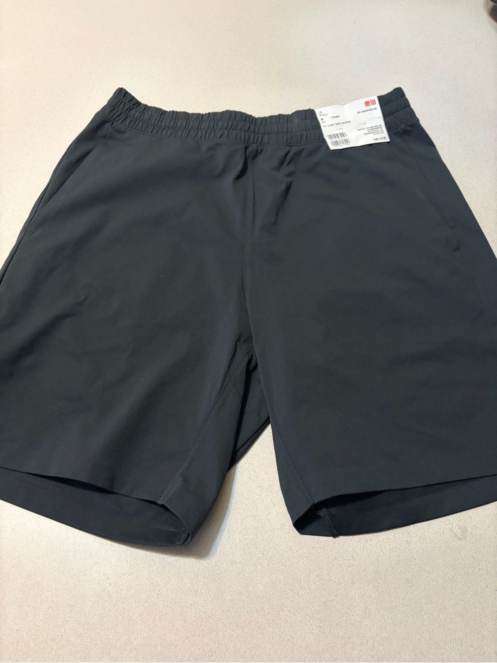 Uniqlo Men’s Charcoal Black Athletic Shorts